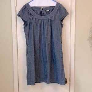 J Crew Factory Denim Chambray Summer Minidress